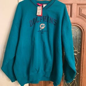 VINTAGE MIAMI DOLPHINS SWEATER XXL! BRAND NEW